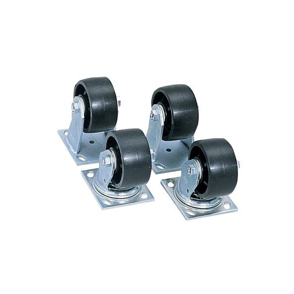4" Caster Set 4Pc For Jobox And Jobsite Products, Sold As 1 Set